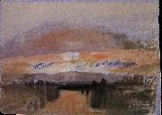 Joseph Mallord William Turner Lake France oil painting artist